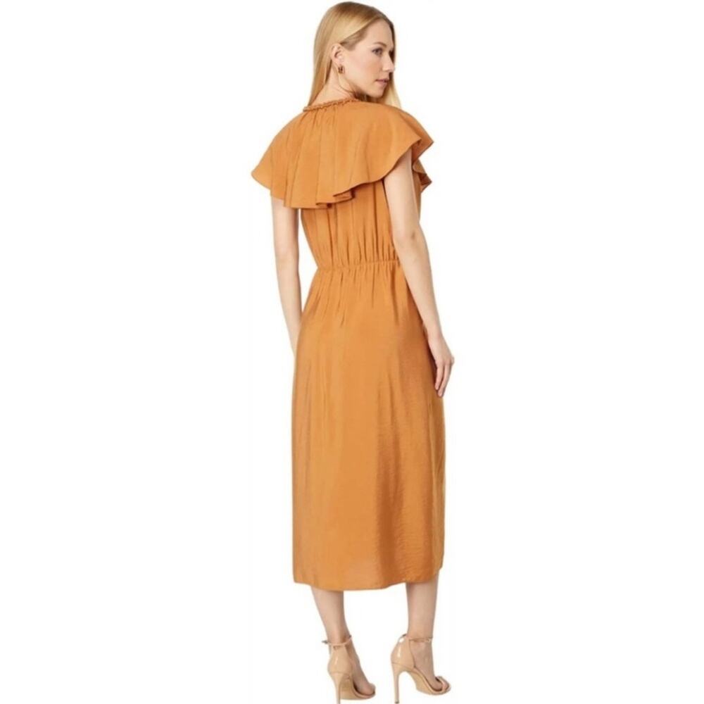 Vince Braid Trim Wrap Dress - Picture 3 of 7